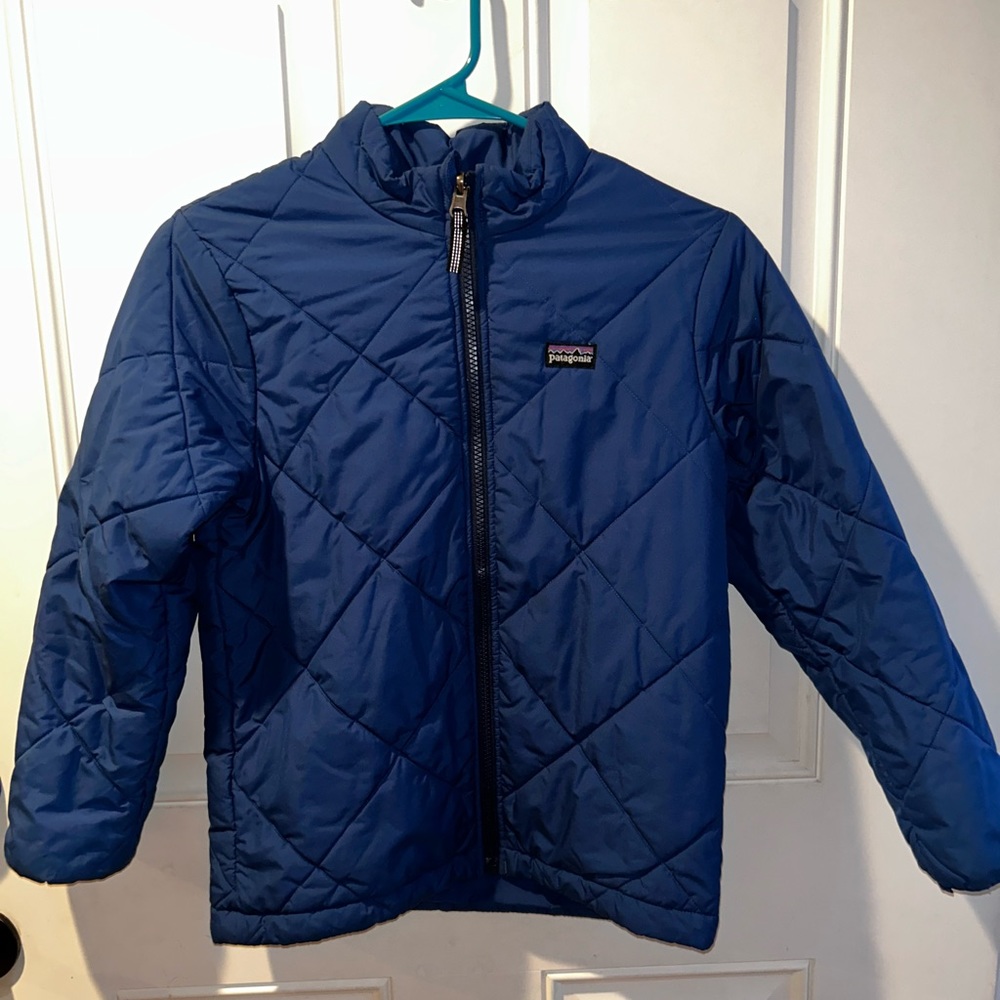 Patagonia Kids Navy Blue Quilted Puffer Jacket